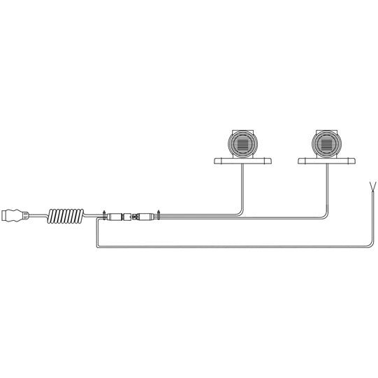 Lighting set for extra-wide panels, 2 x Superpoint III