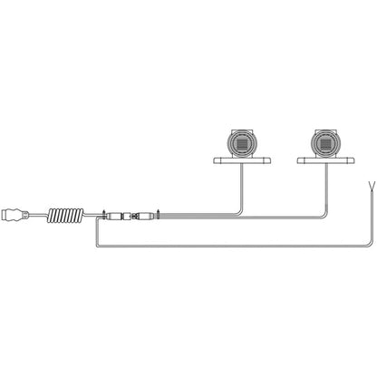 Lighting set for extra-wide panels, 2 x Superpoint III