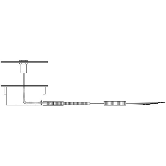 Door contact switch with housing