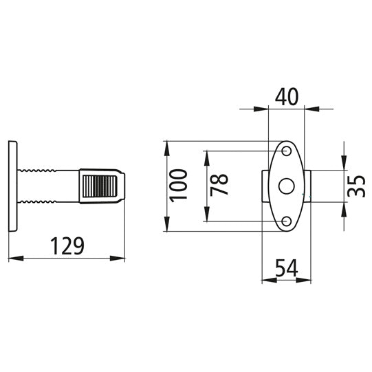 Superpoint IV LED, 12/24 V, R, rt/ws/ge, 2 m, P&R