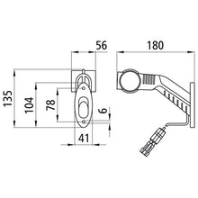 Superpoint III LED,24 V,left, rt/ws/ge, 0.5 m, 2-pin Superseal