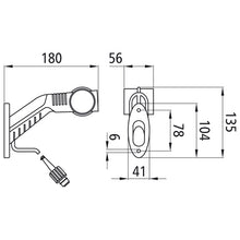 Superpoint III LED, 24 V, right, rt/ws/ge, 3.00 m, 3-pin ASS
