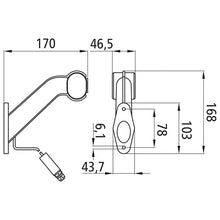 Superpoint II, 24 V, right, 1.25 m, 3-pin ASS