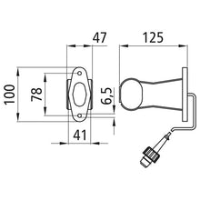 Superpoint II, 24 V, left, rt/ws/ge, 1.90 m, 2-pin ASS