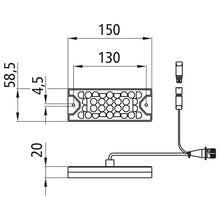 MiniLED II, 12/24 V, left, 7+3-pin ASS