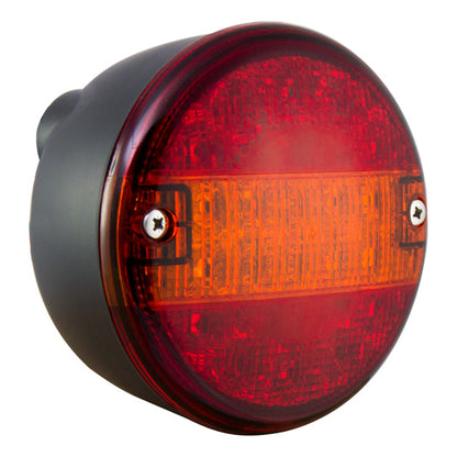 3-chamber LED, 12/24 V, 140 mm Ø, 0.15 m, 2x 7-pin ASS