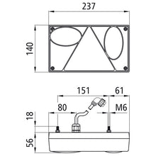 Multipoint I LED, 24 V, left, PG, 1.80 m m. 7-pin ASS, with NSL