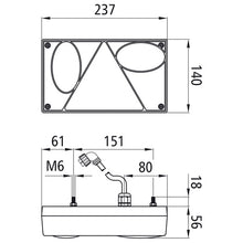 Multipoint LED, 24 V, right, PG, 1.80 m m. 7-pin ASS, with RFS