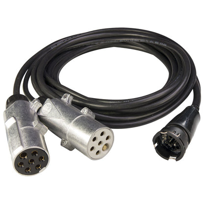 Supply cable, 2 x 7-pin plug ASS LP 30, 12000 mm