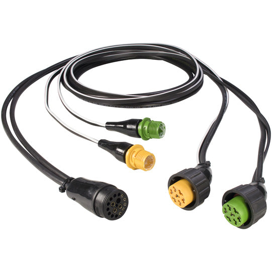 Distribution cable, 17-pin LP 20, 2 x 7-pin ASS, 2500 mm