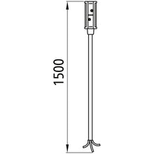 Supply cable P&amp;R system, 2-core, 1.5 m, open end