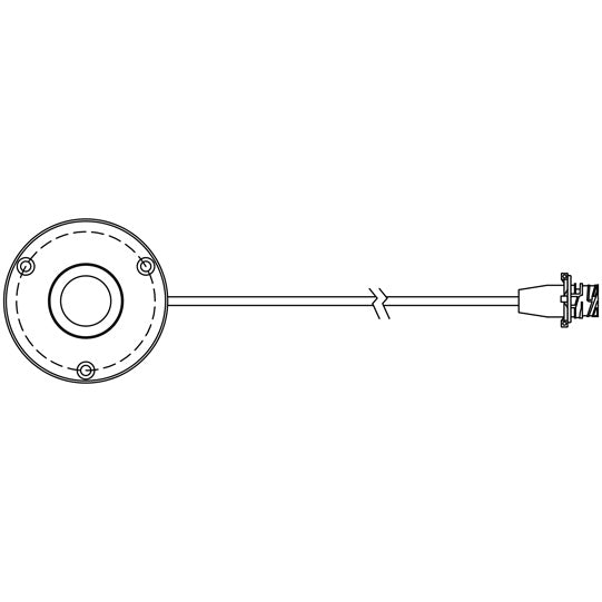 Reversing sensor, 1500 mm, 8-pin bayonet, for RDC