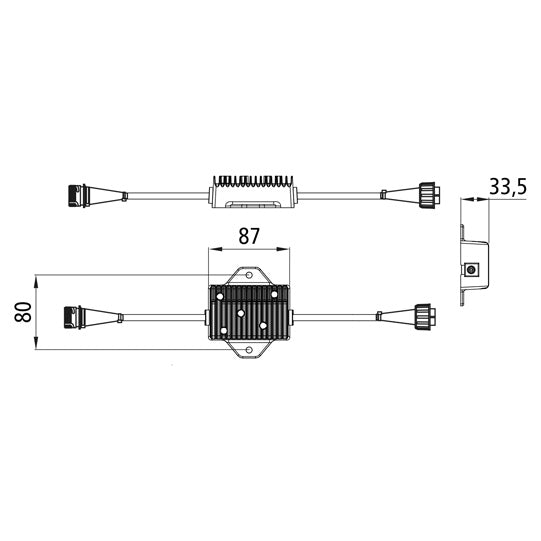 LED control unit (LCG), 12/24 V, 7-pin ASS