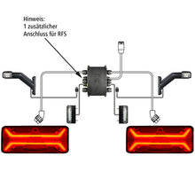 EcoLED II lighting system, 24 V, 17-pin ASS LP 20, distributor+