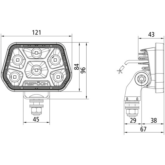 Workpoint II 1500 LED, 12/24 V, 1.5 m, open end