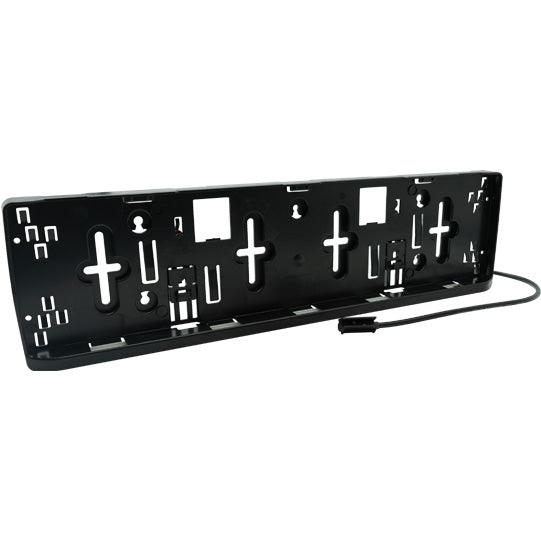 License plate holder w/ integrated lighting, 24 V, 0.5 m, P&R
