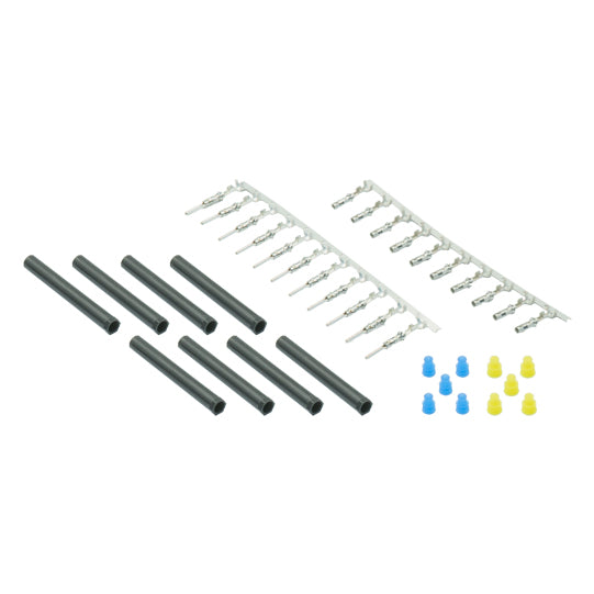 Connector set, 1-pin connector, protective sleeve, PU 10 pieces