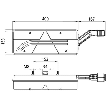 Europoint III, 24 V, right, 7-pin, with triangle, URA, OEM
