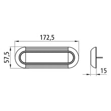 Inpoint III LED, 12/24 V, long, 0.3 m, w/o switch