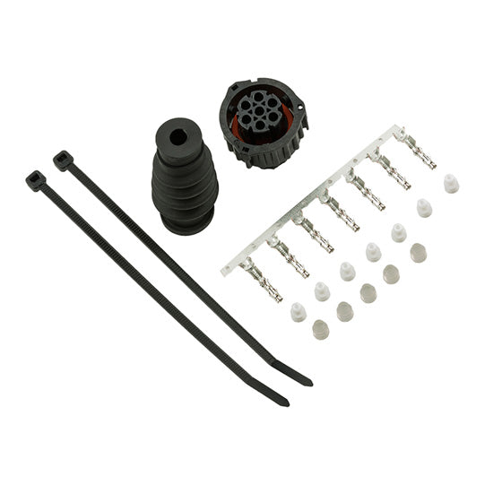 Connector set, 7-pin AMP DIN72585, socket