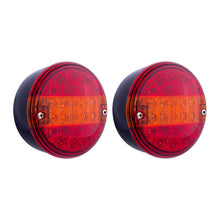 Lamp set, 12/24V, 2x3-chamber lamp LED, 7-/2-pin AMP, left