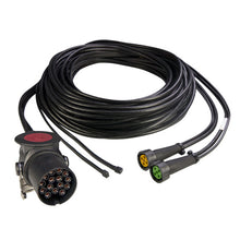 Supply cable,15-pin plug, 2x 5-pin bay.8110mm,2xDC