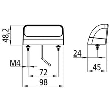 Regpoint II LED, 12 V, KZL, 1.5 m, DC, OEM