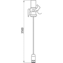 Supply cable, 15-pin plug, 17-pin ASS LP30, 3500 mm, OEM