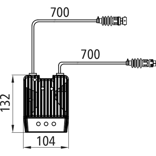 LED control unit (LCG 1.2), 12V, 8-pin bayonet