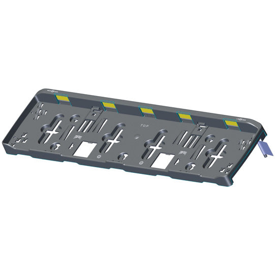 License plate holder w/ integrated lighting, 24 V, 1.5 m, ASS