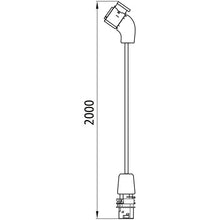 Extension cable, HDSCS, 2 m, socket/pin, OEM