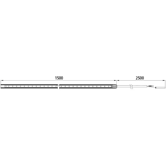 FlexLED, 24 V, 750 lm, 1500 mm, cable 2500 mm