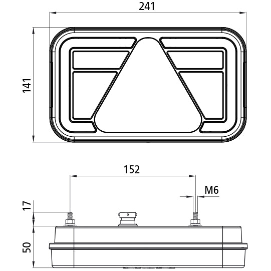 MultiLED IV, 12/24 V, left, 5-pin bayonet, NSL + KZL
