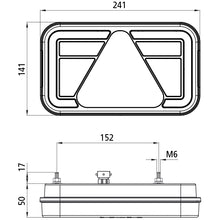 MultiLED IV, 12/24 V, left, 8-pin bayonet, NSL + RFS