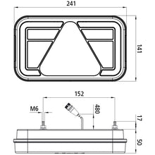 MultiLED IV, 12/24 V, right, 7-pin ASS, NSL + RFS