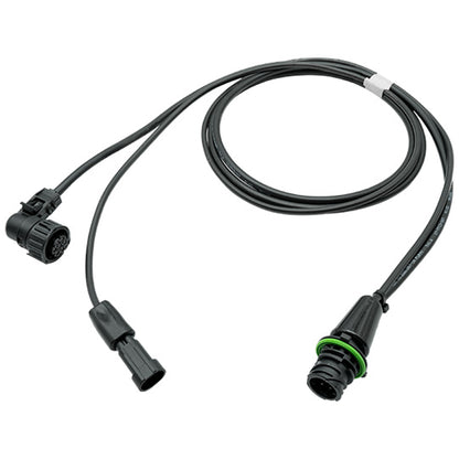 Adapter cable, 7-pin AMP, 2 m, male/female + 2-pin AMP male