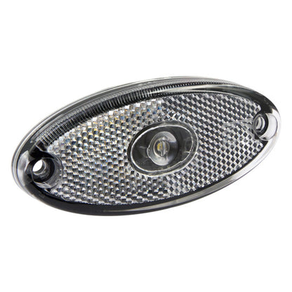 Flatpoint II LED, 12 V, white, 0.5 m, DC, with reflector