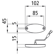 Flatpoint II LED, 24 V, white, 1.50 m, Supers. pin, OEM