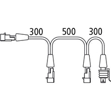 Adapter chain, 3x2-pin Superseal pin, 1x2-pin Superseal socket