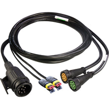 Supply cable, 13-pin plug, 2x8-pin bayonet 8m, 2xSuperseal