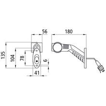 Superpoint III LED, 24 V, L, 0, 50m, 2-pin Superseal