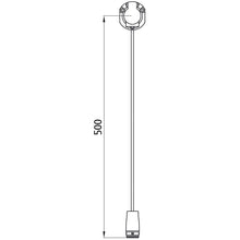 Supply cable, 13-pin socket, 17-pin ASS LP20, 0.5m,OEM