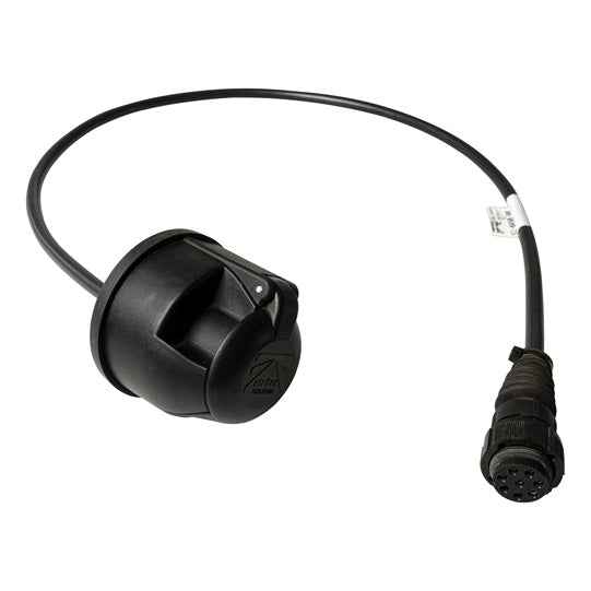 Socket, 12 V, 7-pin, cable 5.50 m, 8-pin bayonet, socket, OEM