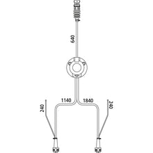 12V, 8-pin bayonet, 2x5-pin bayonet DC output