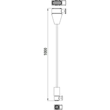 TPMS,cable receiver/Knorr Gen2,18-pin HDSCS, 4-pin HDSCS, 1.0 m