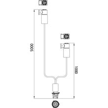 TPMS, 7-pin AMP, 4-pin HDSCS, 1.0/6.0m