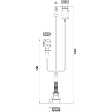 TPMS, connection cable for diagnostic tool