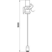 Supply cable, 15-pin plug, 17-pin ASS LP20, 8000mm,OEM