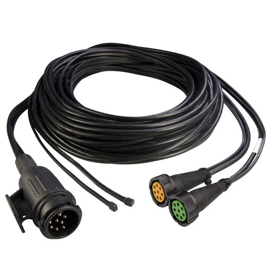 Supply cable, 13-pin plug, 2x8-pin bay. 5600 mm, 2x DC