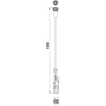 TPMS, Receiver/Wabco TEBS-F cable, 7-pin AMP, 1.0 m